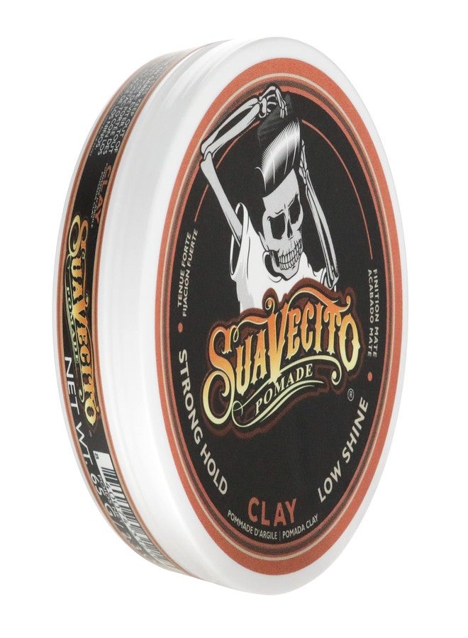 Suavecito Pomade Firme Clay - Strong Hold Hair Clay For Men - Low Shine Matte For Natural Texture Hairstyles (2.3 Ounce) (Pack of 1) - Image 2